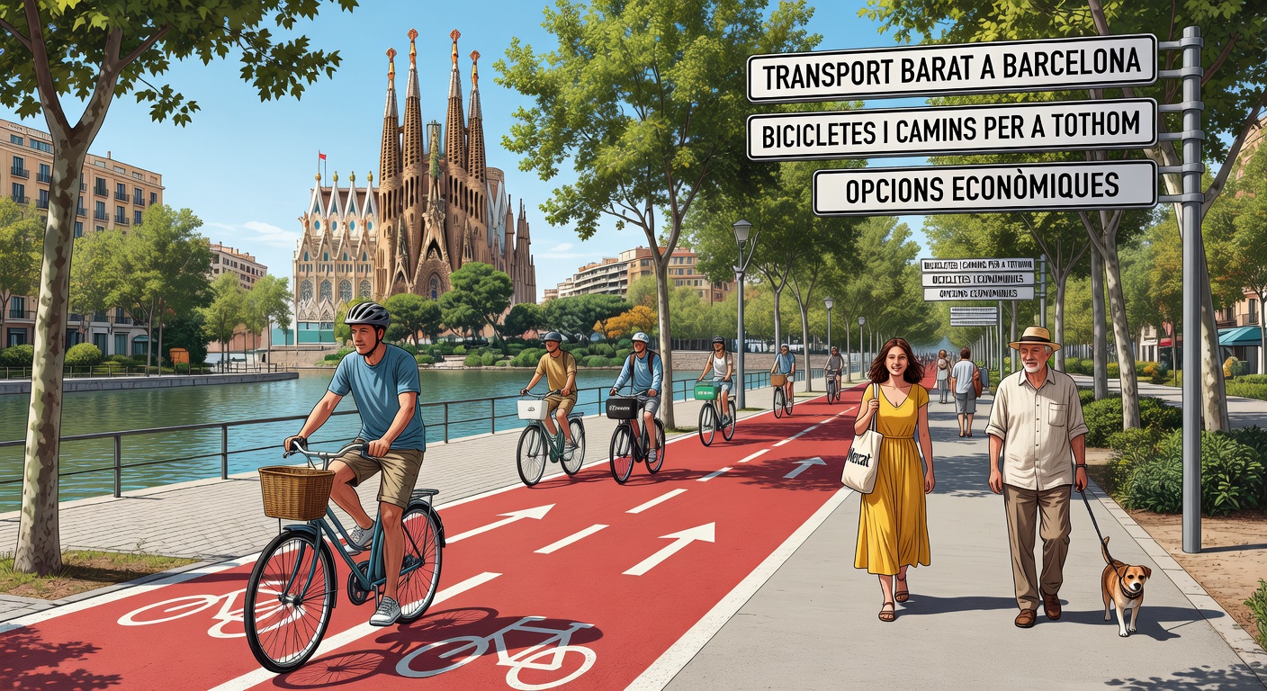 Bicicletas en Barcelona como opción de transporte económico